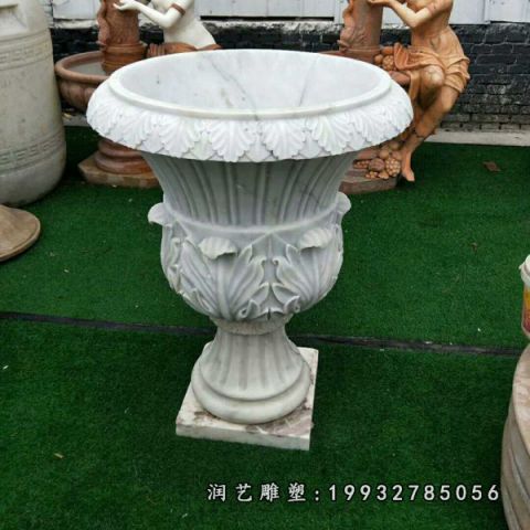 庭院花盆景观石雕