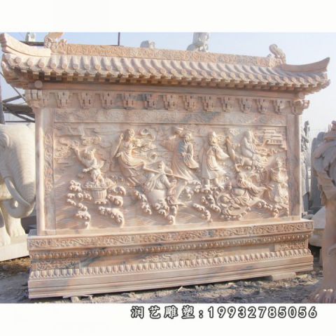 园林景观影壁石雕