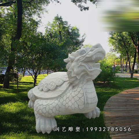 企业动物龙龟石雕