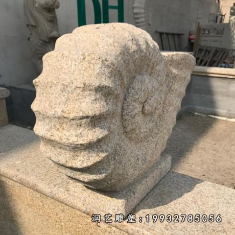 校园动物蜗牛石雕