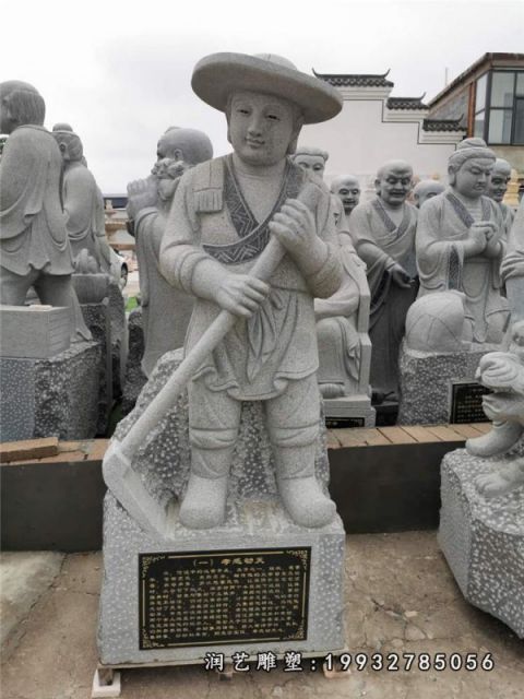 庭院人物二十四孝石雕