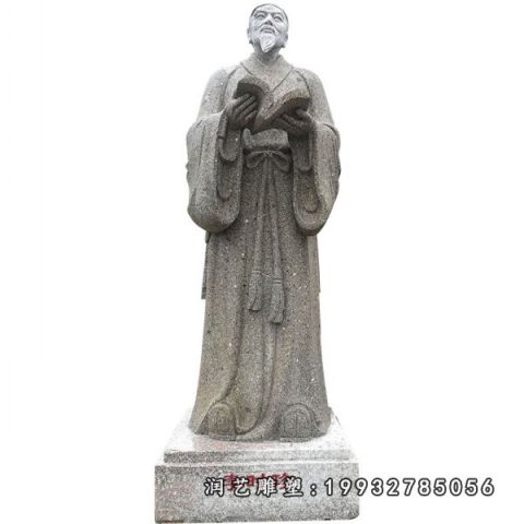 景区人物李时珍石雕