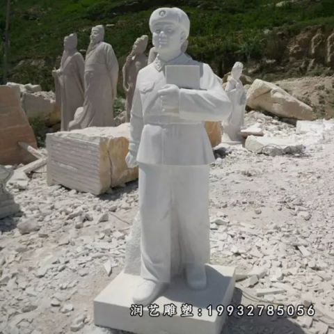 商业街雷锋人物石雕