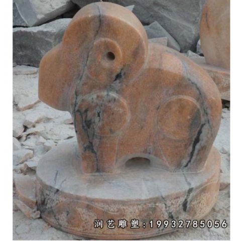 公司十二生肖动物石雕