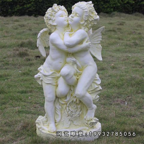 景区人物天使石雕