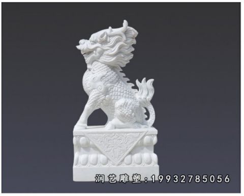 酒店麒麟动物石雕