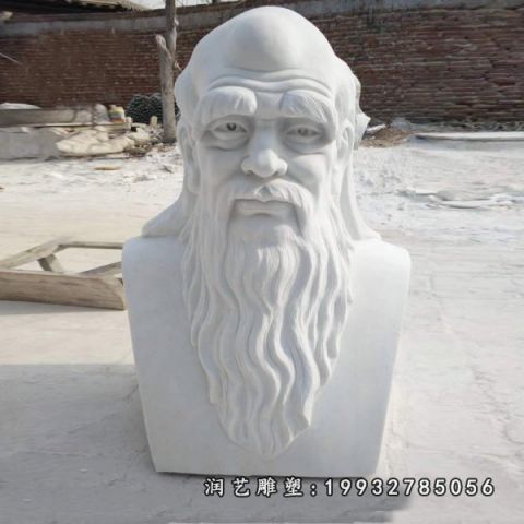 公园老子人物石雕