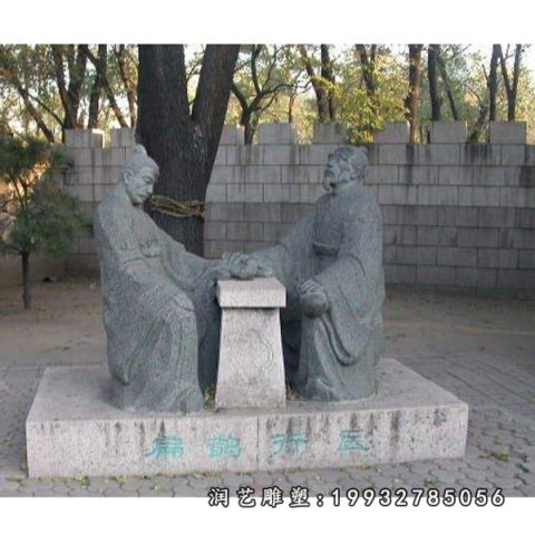 公司人物扁鹊石雕