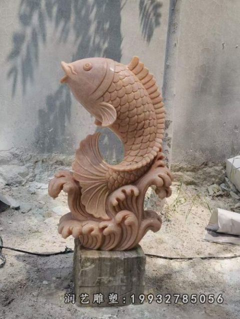 医院动物鱼石雕