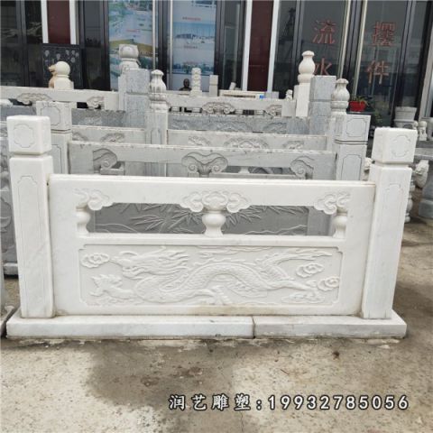 公司景观栏板石雕