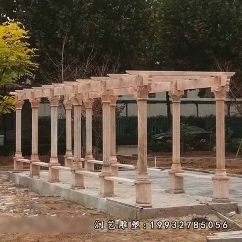 企业景观长廊石雕