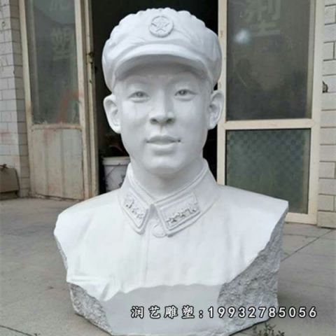 街道人物雷锋石雕