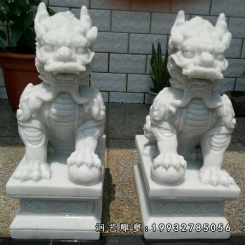 庭院动物麒麟石雕