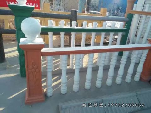校园栏杆景观石雕