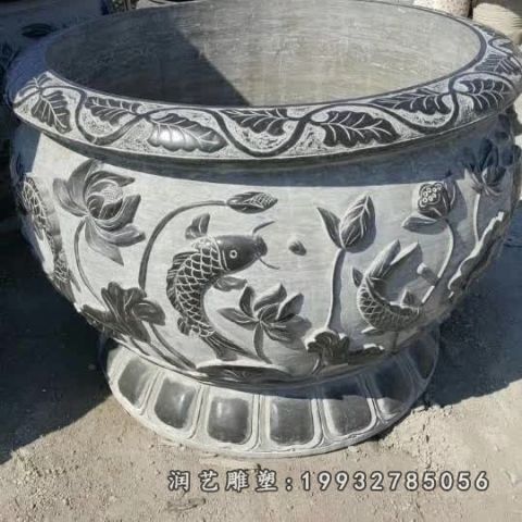景区鱼缸景观石雕