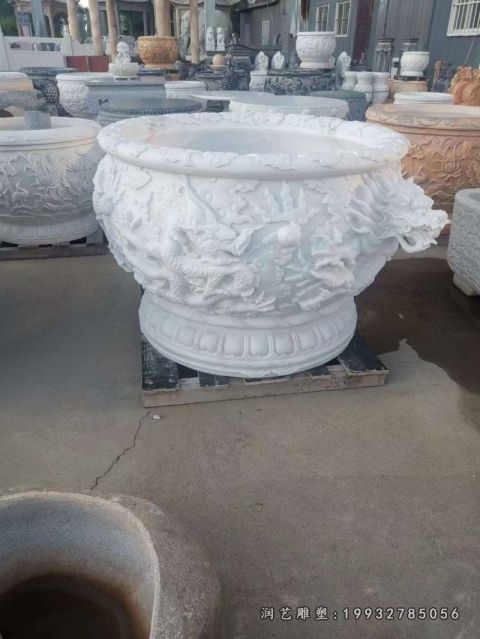公园景观水缸石雕