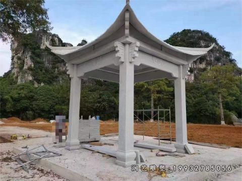 花园景观凉亭石雕