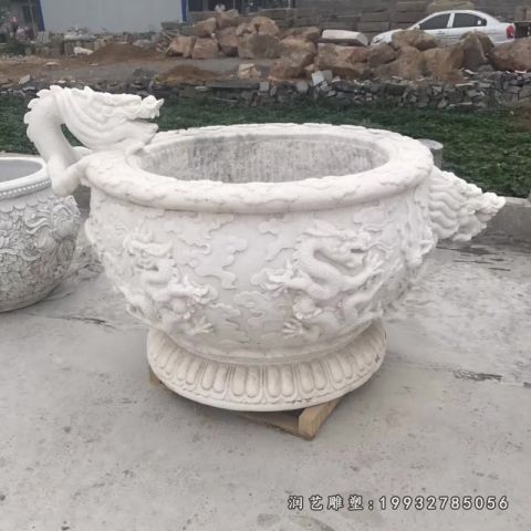 企业景观水缸石雕