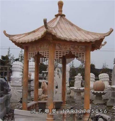 庭院凉亭景观石雕