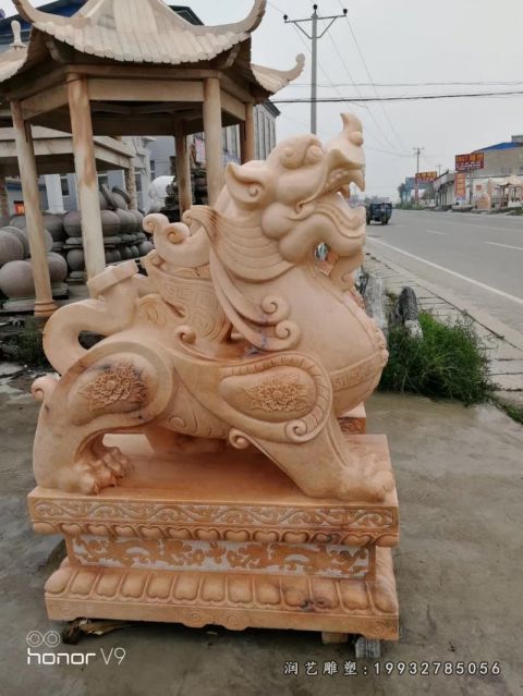 企业貔貅石雕