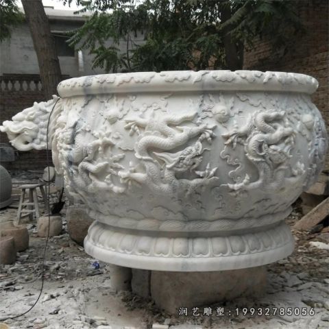游乐场景观水缸石雕