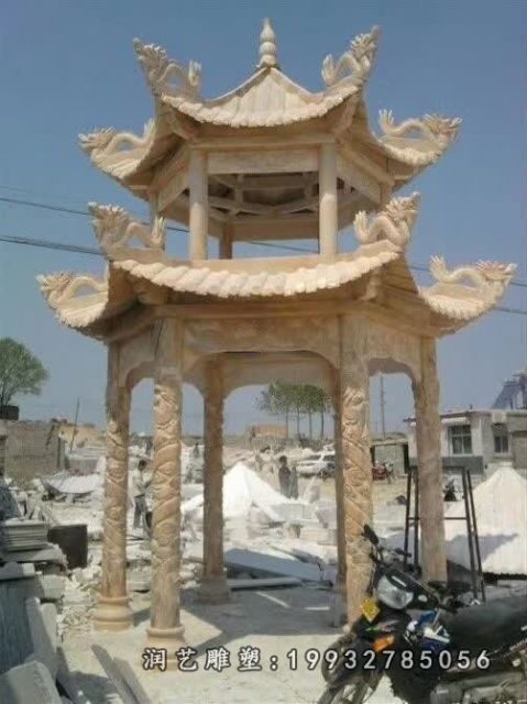 公司景观凉亭石雕