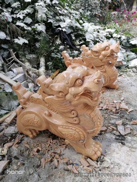 公寓动物貔貅石雕