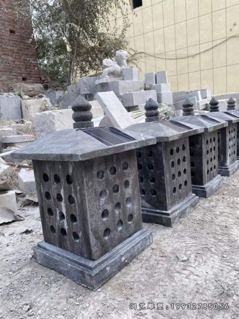 公园石灯景观雕塑