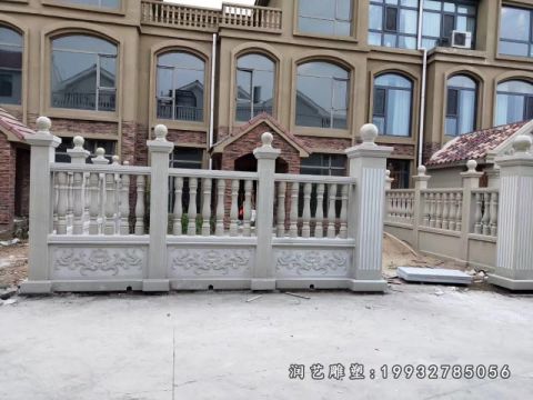 企业栏杆石雕