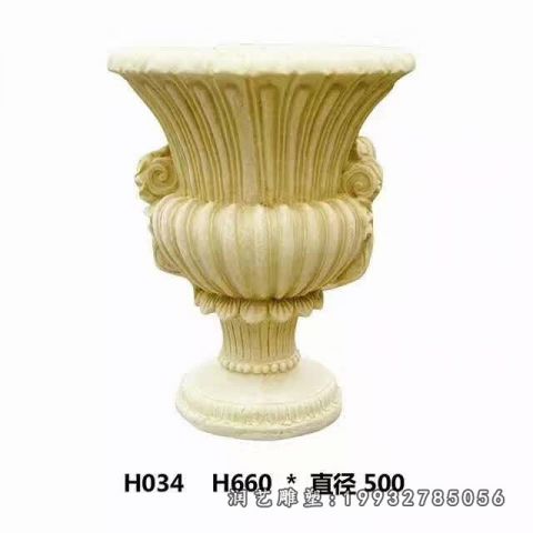 庭院景观花盆石雕