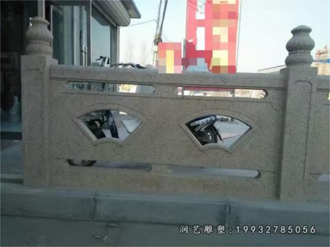 商业街景观栏板石雕
