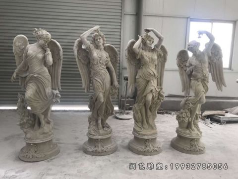 西方人物企业石雕