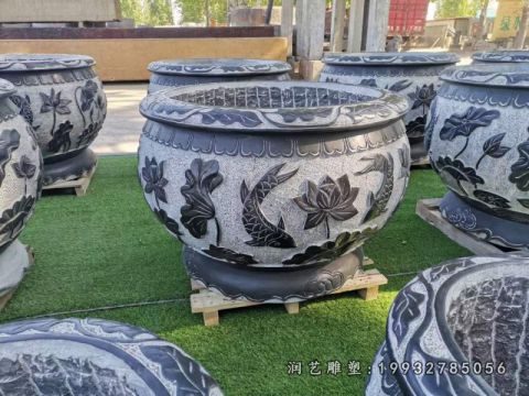 景观鱼缸城市石雕