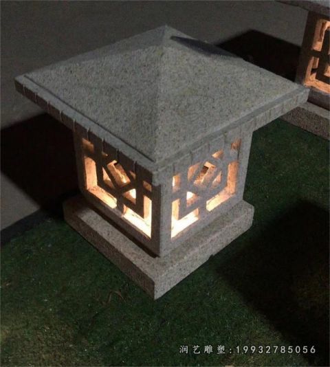 商业街景观石灯雕塑