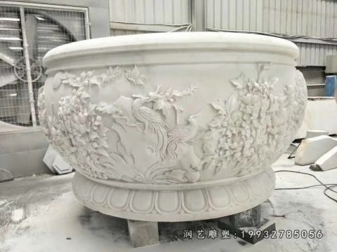 鱼缸景观公寓石雕
