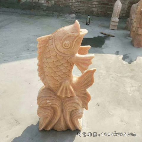 动物鱼公寓石雕